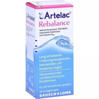 ARTELAC Kapljice za oči Rebalance, 10 ml