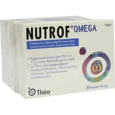 NUTROF Omega kapsule, 3X30 kosov