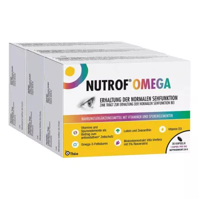 Nutrof Omega kapsule, 3 x 30 kapsul Nutrof Omega kapsule, 3 x 30 kapsul