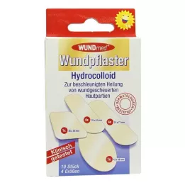 WUNDPFLASTER Hidrokoloid 4 velikosti, 10 kosov