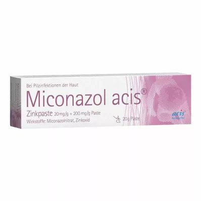 MICONAZOL acis cinkova pasta, 20 g