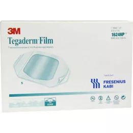 TEGADERM Film 6x7 cm 1624NP, 5 kosov
