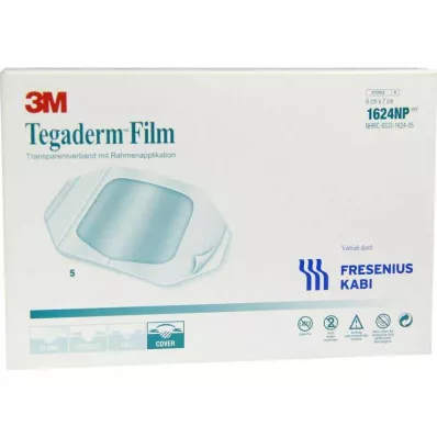 TEGADERM Film 6x7 cm 1624NP, 5 kosov