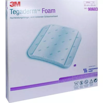 Tegaderm Foam FK 20x20cm 90603, 5 kos Tegaderm Foam FK 20x20cm 90603, 5 kos