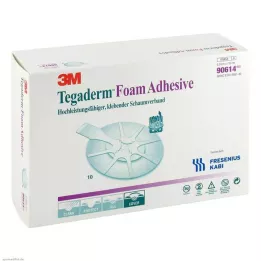 TEGADERM Lepilna pena 6,9x7,6 cm ovalna 90614, 10 kosov