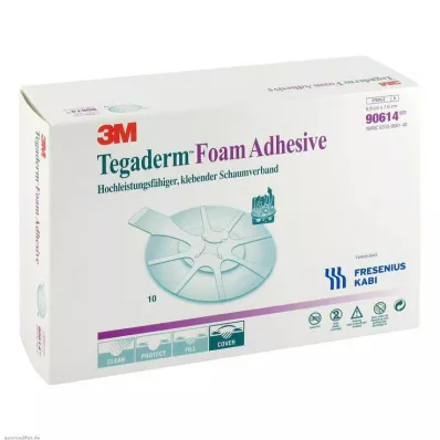 TEGADERM Lepilna pena 6,9x7,6 cm ovalna 90614, 10 kosov