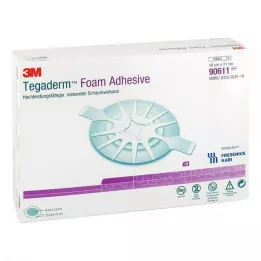TEGADERM Lepilna pena FK 10x11 cm ovalni 90611, 10 kosov