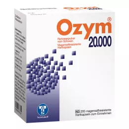 OZYM 20.000 trdih kapsul z enterično prevleko, 200 kosov