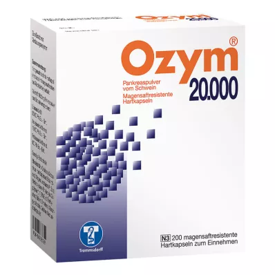 OZYM 20.000 trdih kapsul z enterično prevleko, 200 kosov OZYM 20.000 trdih kapsul z enterično prevleko, 200 kosov