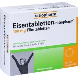 EISENTABLETTEN-ratiopharm 100 mg filmsko obložene tablete, 100 kosov