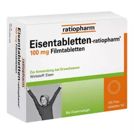 EISENTABLETTEN-ratiopharm 100 mg filmsko obložene tablete, 100 kosov