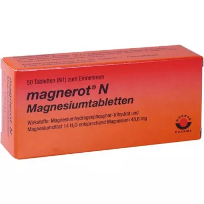 MAGNEROT N Magnezijeve tablete, 50 kosov