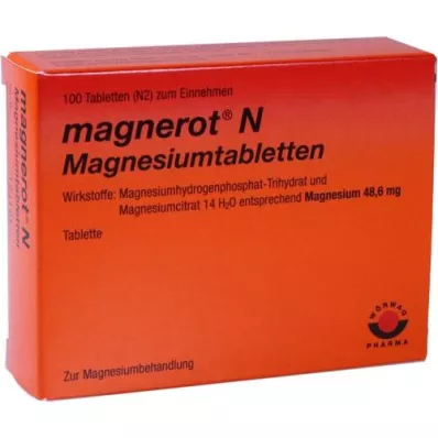 MAGNEROT N Magnezijeve tablete, 100 kosov