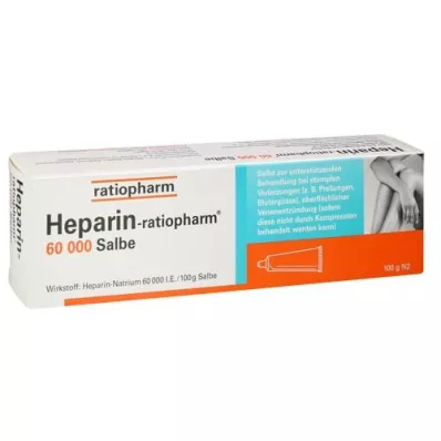HEPARIN-RATIOPHARM 60.000 mazilo, 100 g