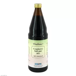 CRANBERRY SAFT čisti organski Vitalhaus, 750 ml