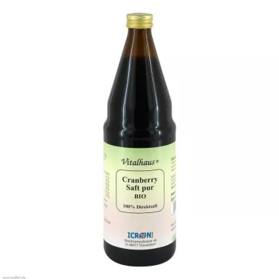 CRANBERRY SAFT čisti organski Vitalhaus, 750 ml