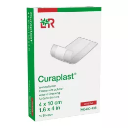CURAPLAST Obloga za rane sensitive 4x10 cm 1 m, 10 kosov