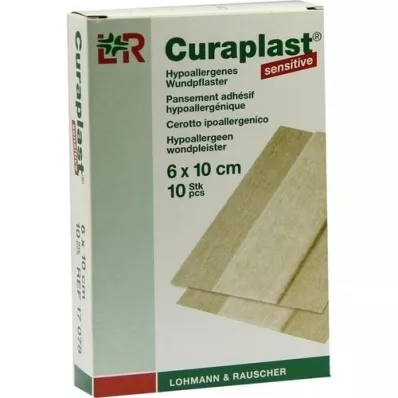 CURAPLAST Obloga za rane sensitive 6x10 cm 1 m, 10 kosov