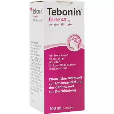 TEBONIN forte 40 mg raztopina, 100 ml