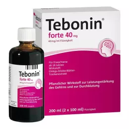 TEBONIN forte 40 mg raztopina, 2X100 ml