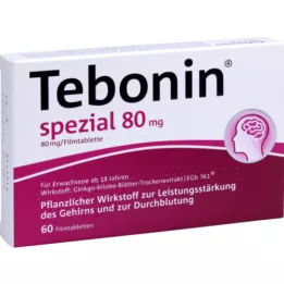 TEBONIN posebne 80 mg filmsko obložene tablete, 60 kosov