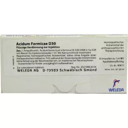ACIDUM FORMICAE D 30 ampul, 8 kosov