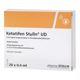 KETOTIFEN Stulln UD Kapljice za oči, pipeta z enim odmerkom, 20X0,4 ml