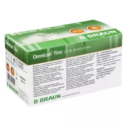 OMNICAN fine Pen kanila 31 G 0,25x8 mm, 100 kosov