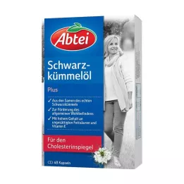 ABTEI Olje črne kumine Plus kapsule, 48 kapsul
