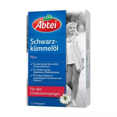 ABTEI Olje črne kumine Plus kapsule, 48 kapsul ABTEI Olje črne kumine Plus kapsule, 48 kapsul