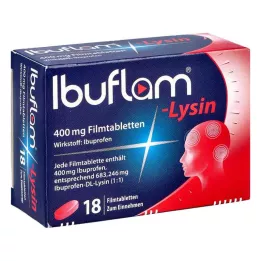 IBUFLAM-Lizin 400 mg filmsko obložene tablete, 18 kosov