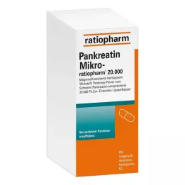 PANKREATIN Mikro razmerje.20.000 želodčni sok trde kapsule, 100 kosov