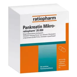 PANKREATIN Micro-ratio.20.000 želodčni sok trde kapsule, 200 kosov