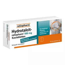HYDROTALCIT-ratiopharm 500 mg žvečljive tablete, 50 kosov