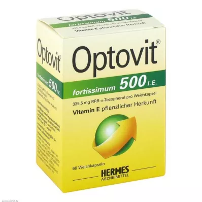 OPTOVIT fortissimum 500 kapsul, 60 kosov