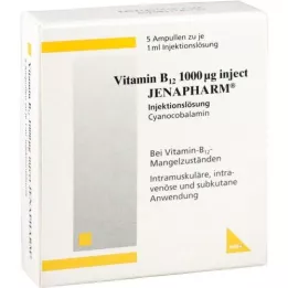 VITAMIN B12 1.000 μg Inject Ampule Jenapharm, 5 kosov