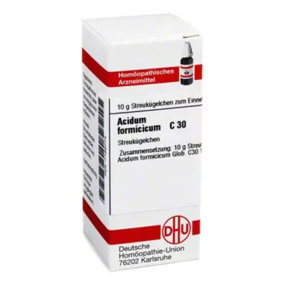 ACIDUM FORMICICUM C 30 kroglic, 10 g