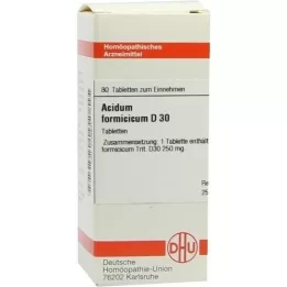 ACIDUM FORMICICUM D 30 tablet, 80 kapsul