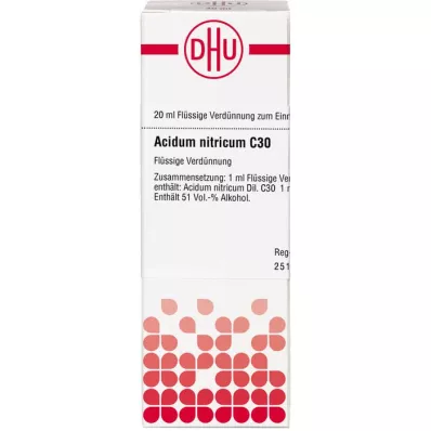 ACIDUM NITRICUM Raztopina C 30, 20 ml
