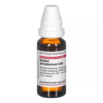 ACIDUM PHOSPHORICUM Raztopina C 30, 20 ml