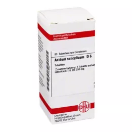 ACIDUM SALICYLICUM D 6 tablete, 80 kapsul