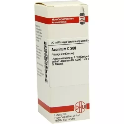 ACONITUM C 200 razredčitev, 20 ml