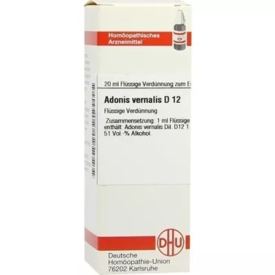 ADONIS VERNALIS Raztopina D 12, 20 ml