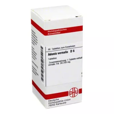 ADONIS VERNALIS D 6 tablete, 80 kapsul