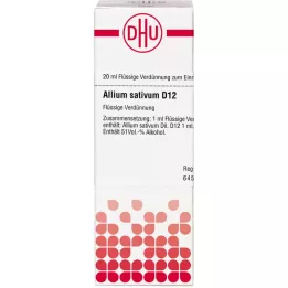 ALLIUM SATIVUM Raztopina D 12, 20 ml