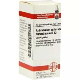 ANTIMONIUM SULFURATUM aurantiacum D 12 kroglic, 10 g