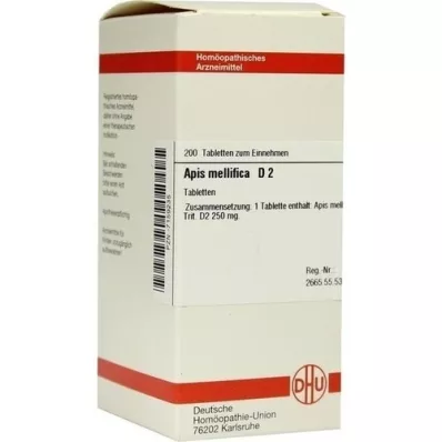 APIS MELLIFICA D 2 tablete, 200 kapsul
