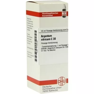 ARGENTUM NITRICUM Raztopina C 30, 20 ml