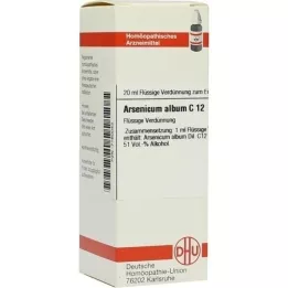 ARSENICUM ALBUM Raztopina C 12, 20 ml