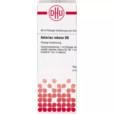 ASTERIAS RUBENS Raztopina D 6, 20 ml